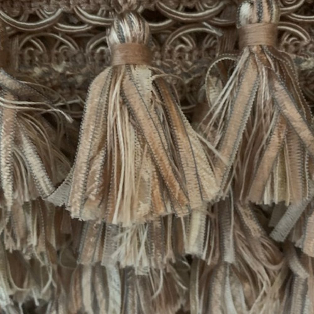 Vintage Kravet "Ribbon" Silk Fringe 3 yards